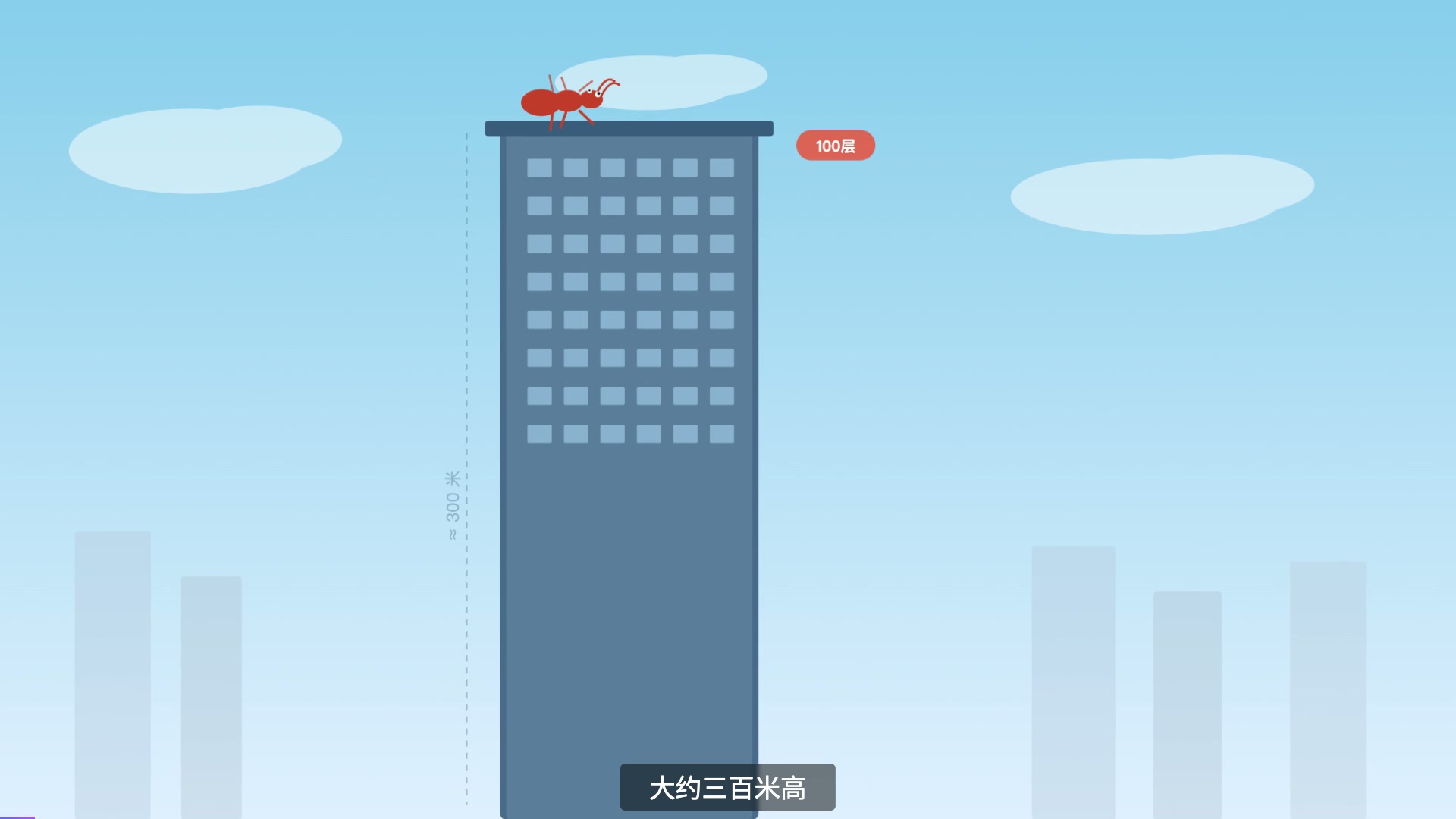 一只蚂蚁从100层楼掉下来 — AI VibeKnow视频